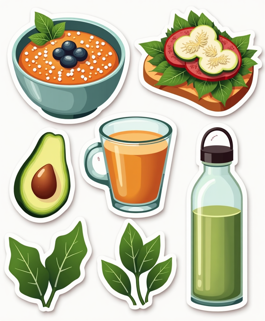 Wellness & Self-Care - Sticker Sheet v21